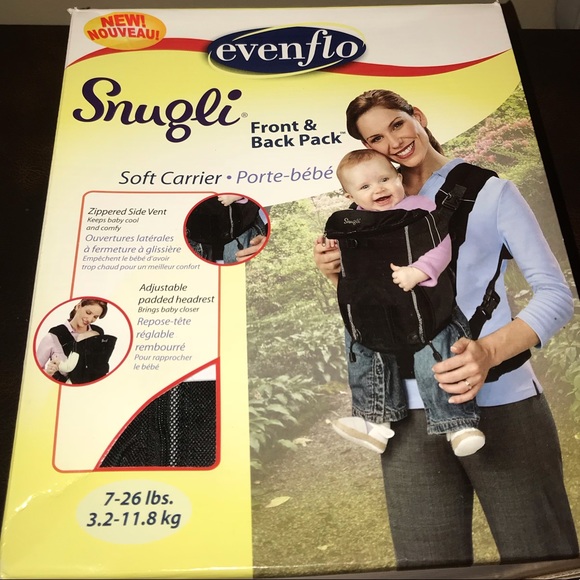 evenflo snugli comfort vent soft carrier